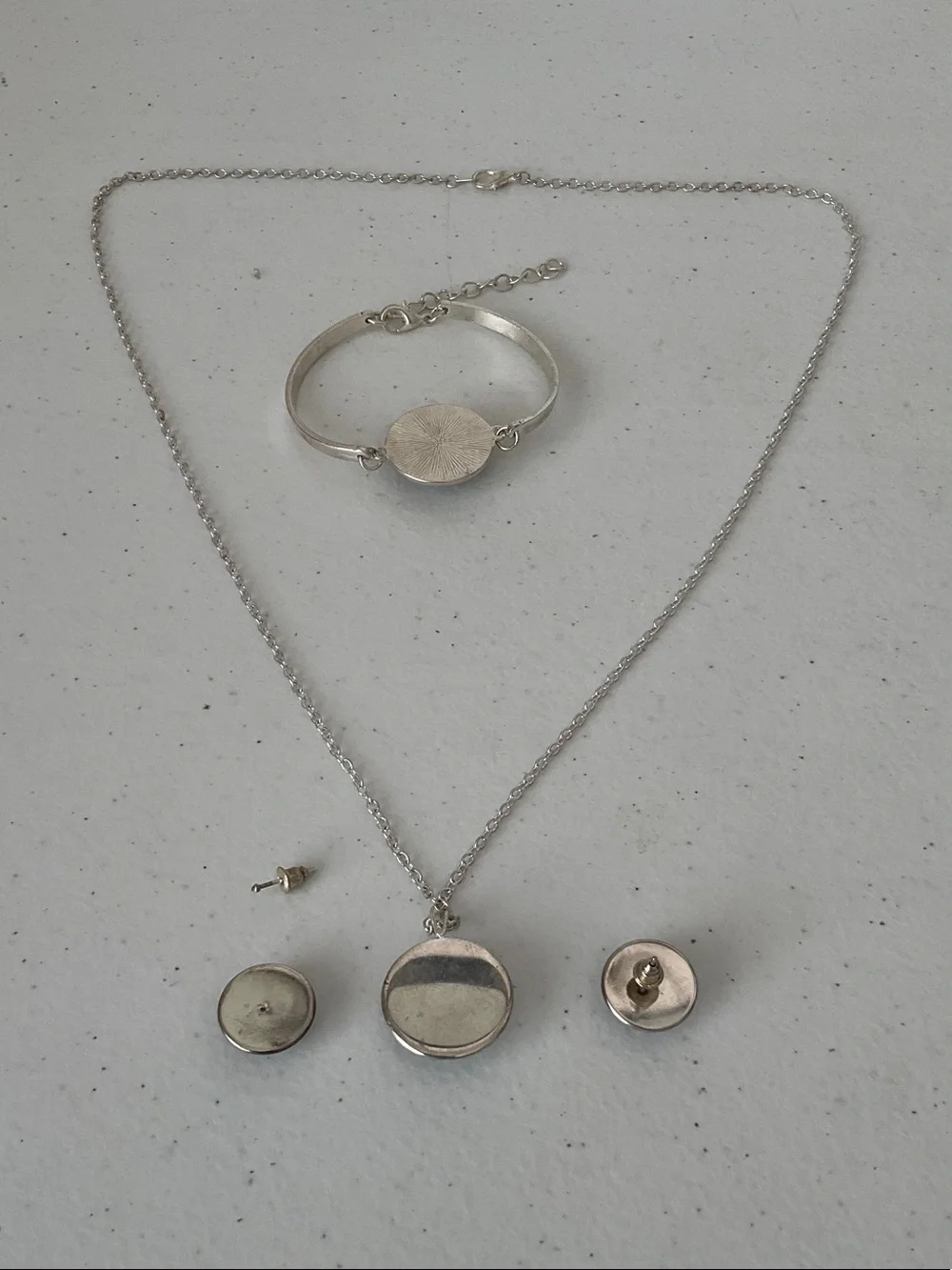 3-pc. Silver-Tone Fox Pendant Jewelry Set - Necklace, Bracelet & Earrings